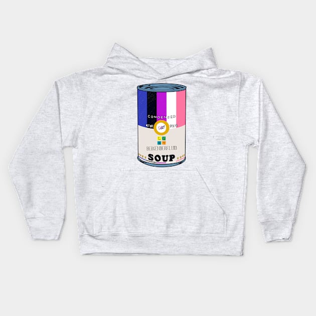 Bergenderfluid Soup Kids Hoodie by CosmicFlyer